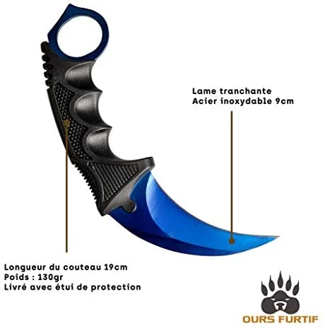 Karambit CSGO Replica Azul